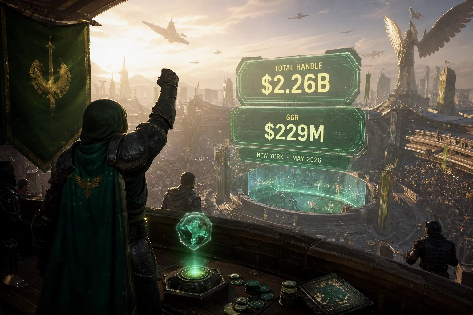 NY Mobile Sports Betting May 2026: $2.26B Handle, $229M GGR
